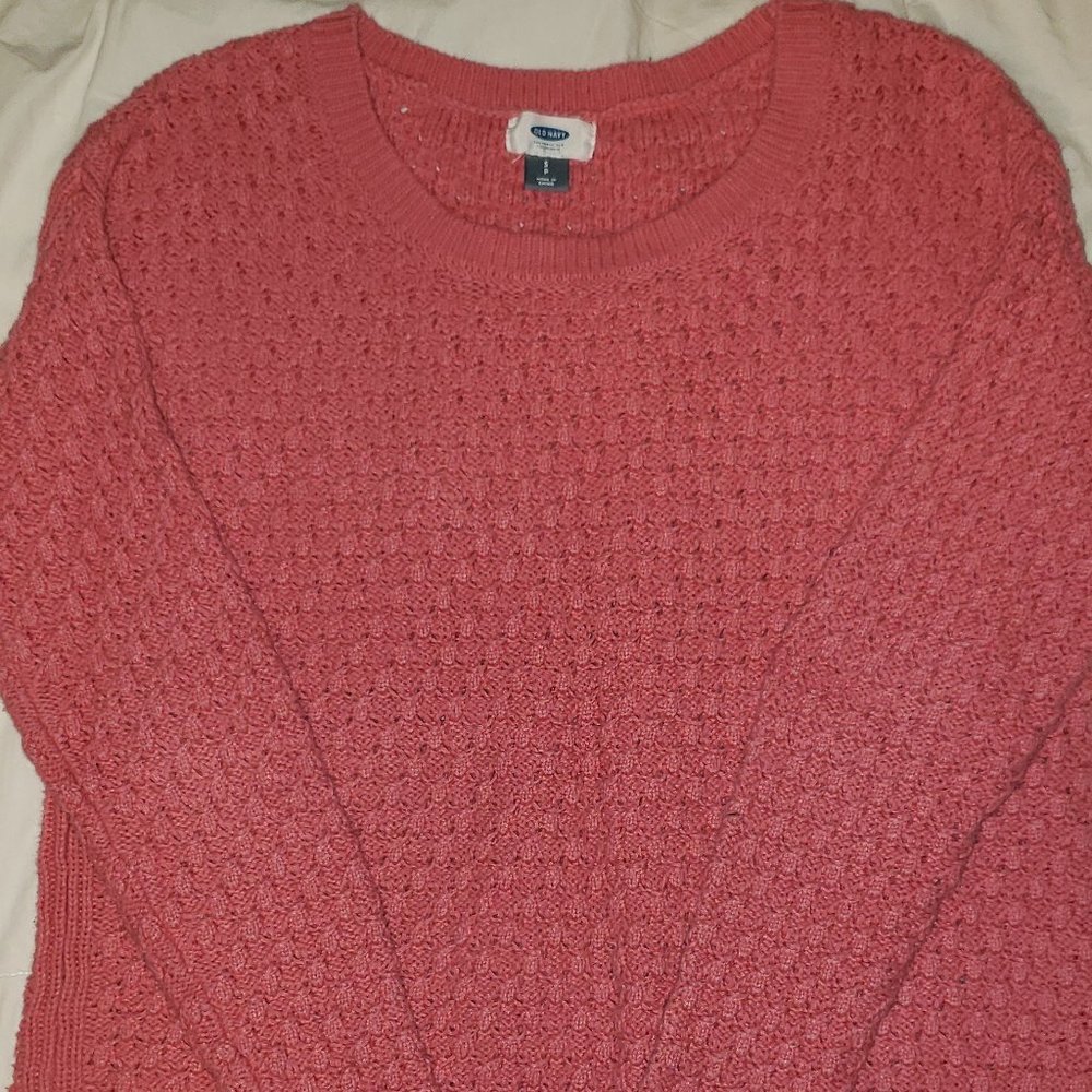 Coral Old Navy Sweater NWOT